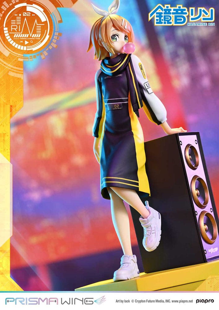 SU ORDINAZIONE Vocaloid Piapro Characters Prisma Wing PVC Statue 1/7 Kagamine Rin (Art by lack) 21 cm