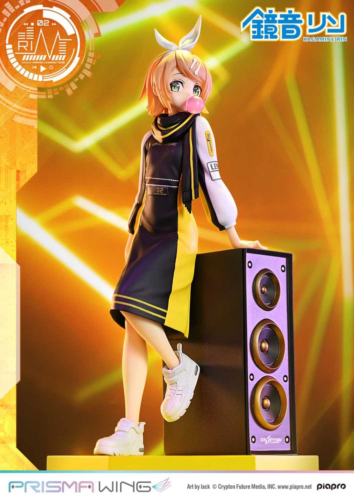 SU ORDINAZIONE Vocaloid Piapro Characters Prisma Wing PVC Statue 1/7 Kagamine Rin (Art by lack) 21 cm