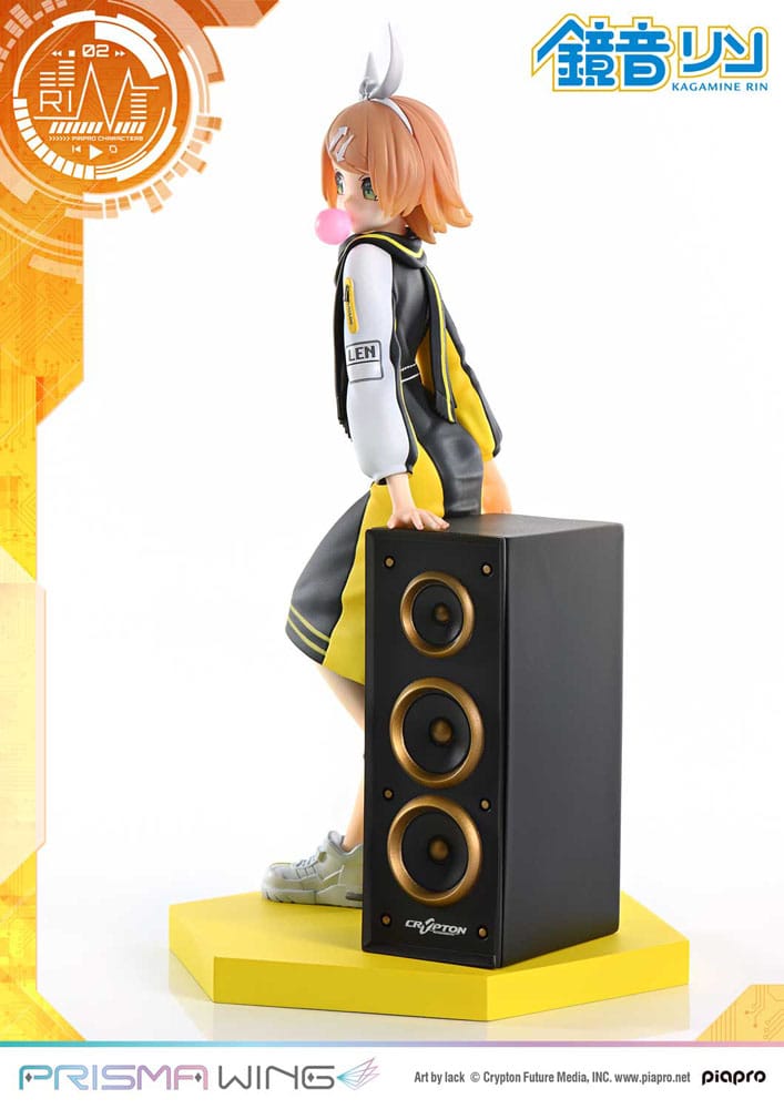 SU ORDINAZIONE Vocaloid Piapro Characters Prisma Wing PVC Statue 1/7 Kagamine Rin (Art by lack) 21 cm
