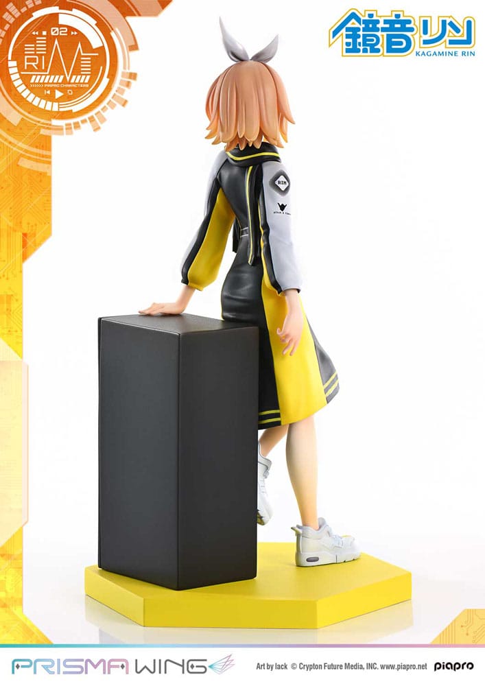 SU ORDINAZIONE Vocaloid Piapro Characters Prisma Wing PVC Statue 1/7 Kagamine Rin (Art by lack) 21 cm