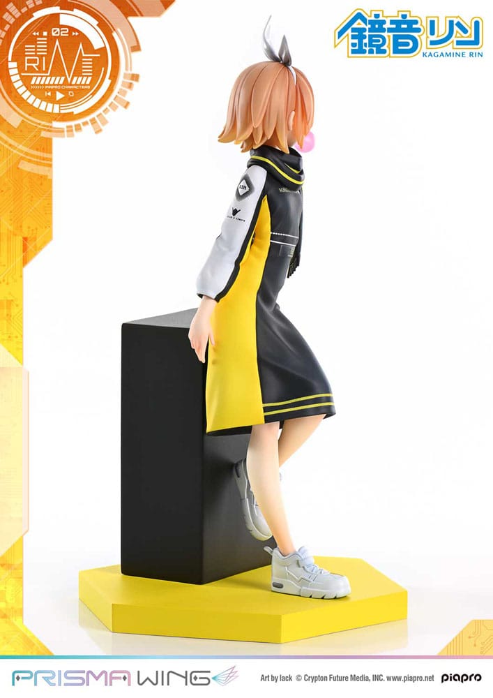 SU ORDINAZIONE Vocaloid Piapro Characters Prisma Wing PVC Statue 1/7 Kagamine Rin (Art by lack) 21 cm