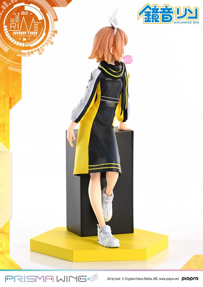 SU ORDINAZIONE Vocaloid Piapro Characters Prisma Wing PVC Statue 1/7 Kagamine Rin (Art by lack) 21 cm