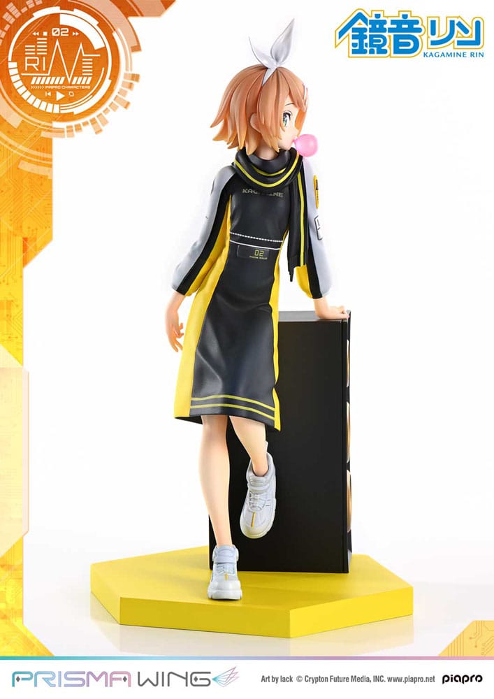 SU ORDINAZIONE Vocaloid Piapro Characters Prisma Wing PVC Statue 1/7 Kagamine Rin (Art by lack) 21 cm