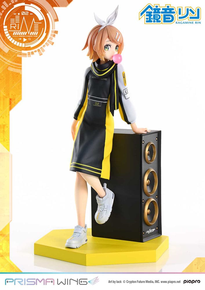 SU ORDINAZIONE Vocaloid Piapro Characters Prisma Wing PVC Statue 1/7 Kagamine Rin (Art by lack) 21 cm