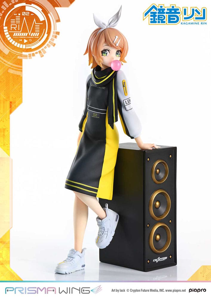PREORDINE+ 03/2026 Vocaloid Piapro Characters Prisma Wing PVC Statue 1/7 Kagamine Rin (Art by lack) 21 cm