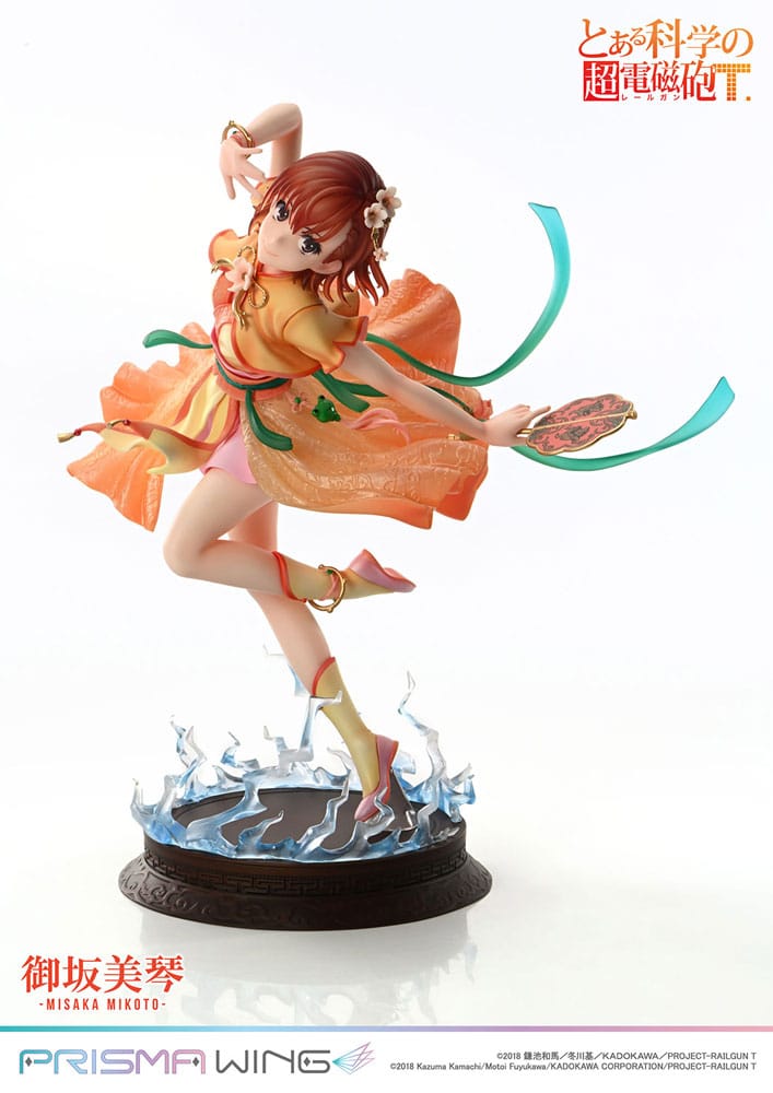 SU ORDINAZIONE To Aru Kagaku no Railgun Prisma Wing PVC Statue 1/7 Misaka Mikoto 22 cm *PREZZO SPECIALE* ESAURITO
