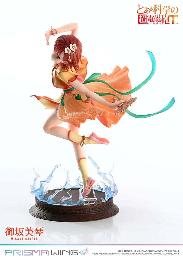 PREORDINE 07/2025 To Aru Kagaku no Railgun Prisma Wing Misaka Mikoto 22 cm Statue 1/7 (PREORDINE NON CANCELLABILE)