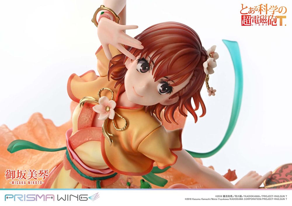 PREORDINE 07/2025 To Aru Kagaku no Railgun Prisma Wing Misaka Mikoto 22 cm Statue 1/7 (PREORDINE NON CANCELLABILE)