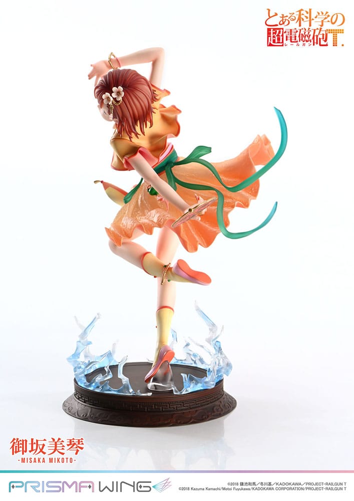 PREORDINE 07/2025 To Aru Kagaku no Railgun Prisma Wing Misaka Mikoto 22 cm Statue 1/7 (PREORDINE NON CANCELLABILE)