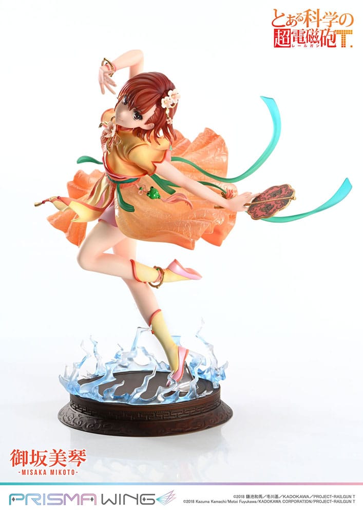 PREORDINE 07/2025 To Aru Kagaku no Railgun Prisma Wing Misaka Mikoto 22 cm Statue 1/7 (PREORDINE NON CANCELLABILE)