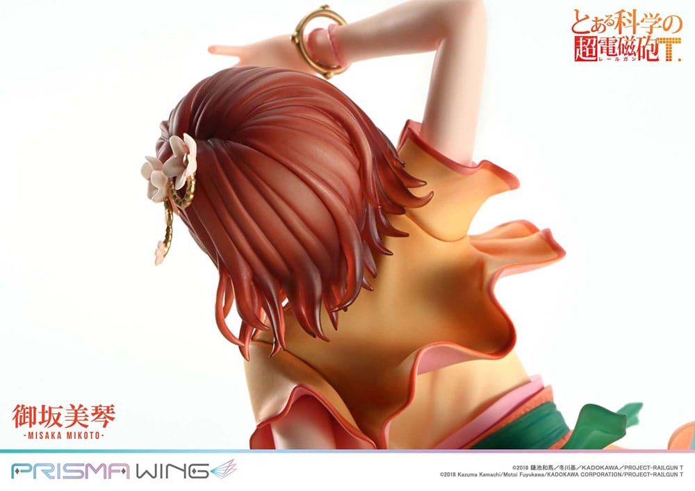 PREORDINE 07/2025 To Aru Kagaku no Railgun Prisma Wing Misaka Mikoto 22 cm Statue 1/7 (PREORDINE NON CANCELLABILE)