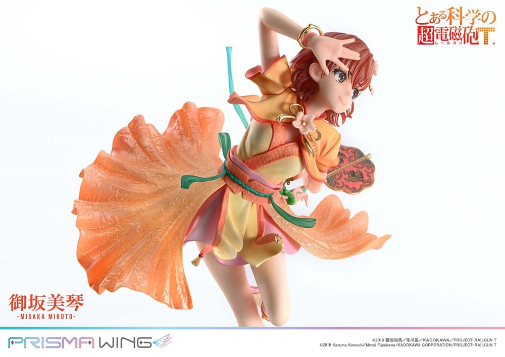 PREORDINE 07/2025 To Aru Kagaku no Railgun Prisma Wing Misaka Mikoto 22 cm Statue 1/7 (PREORDINE NON CANCELLABILE)