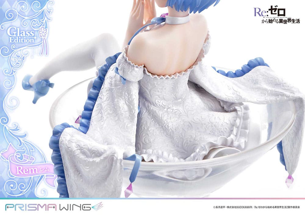 SU ORDINAZIONE Re:Zero - Starting Life in Another World Prisma Wing PVC Statue 1/7 Rem Glass Edition 23 cm