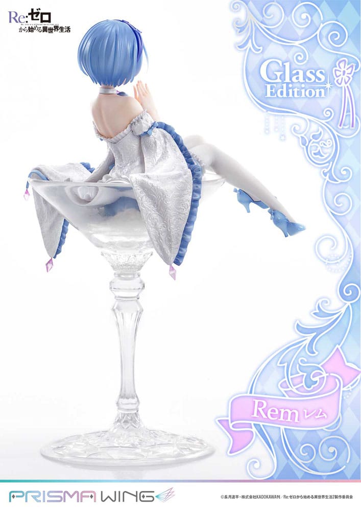 SU ORDINAZIONE Re:Zero - Starting Life in Another World Prisma Wing PVC Statue 1/7 Rem Glass Edition 23 cm