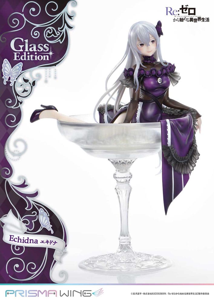 PREORDINE 12/2025 Re:ZERO Starting Life in Another World Prisma Wing Echidna Glass Edition 24 cm Statue 1/7 (PREORDINE NON CANCELLABILE)