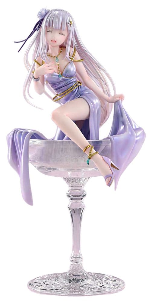 PREORDINE+ 08/2028 Re:Zero Prisma Wing Statue 1/7 Emilia Glass Edition Bonus Version 29 cm