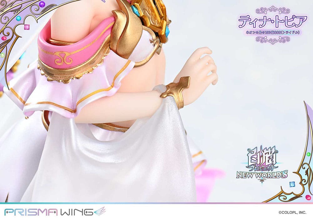 PREORDINE 11/2025 White Cat Project Prisma Wing Statue 1/7 Tina Topia (The 10 Billion Tridollars of Neon Island) 22 cm (PREORDINE NON CANCELLABILE)