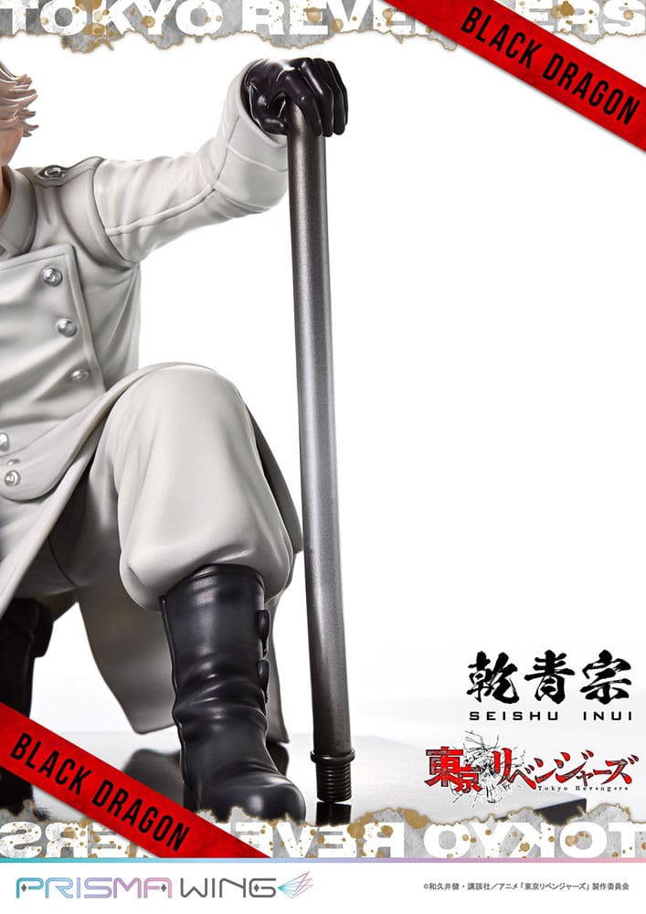 SU ORDINAZIONE Tokyo Revengers Prisma Wing PVC Statue 1/7 Seishu Inui 14 cm