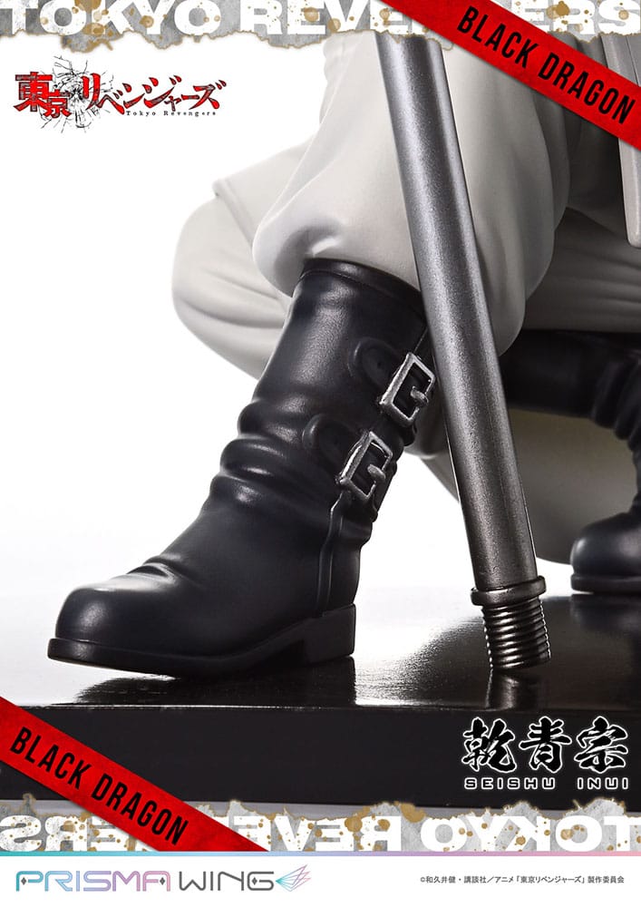 SU ORDINAZIONE Tokyo Revengers Prisma Wing PVC Statue 1/7 Seishu Inui 14 cm