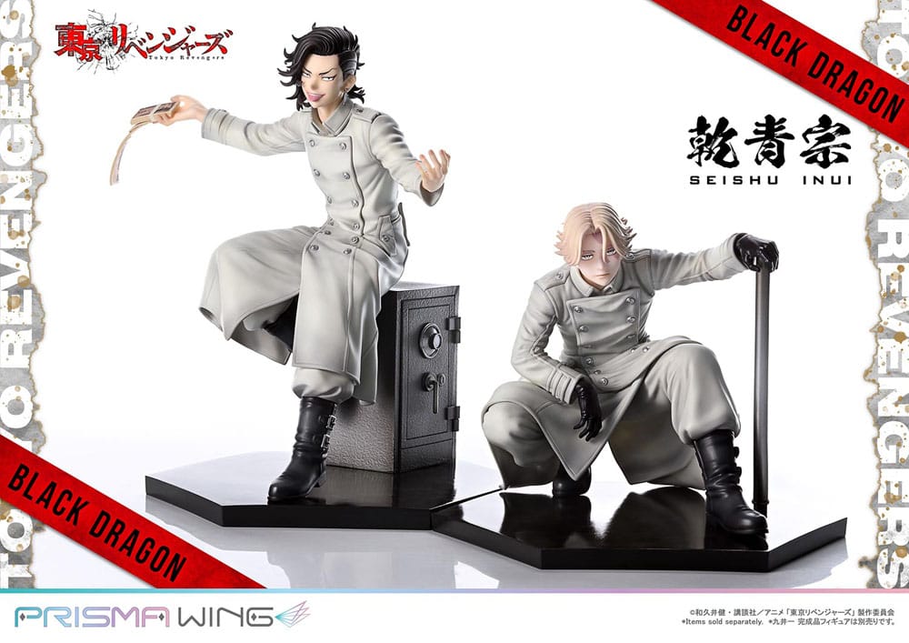 PREORDINE 10/2025 Tokyo Revengers Prisma Wing Seishu Inui 14 cm Statue 1/7 (PREORDINE NON CANCELLABILE)
