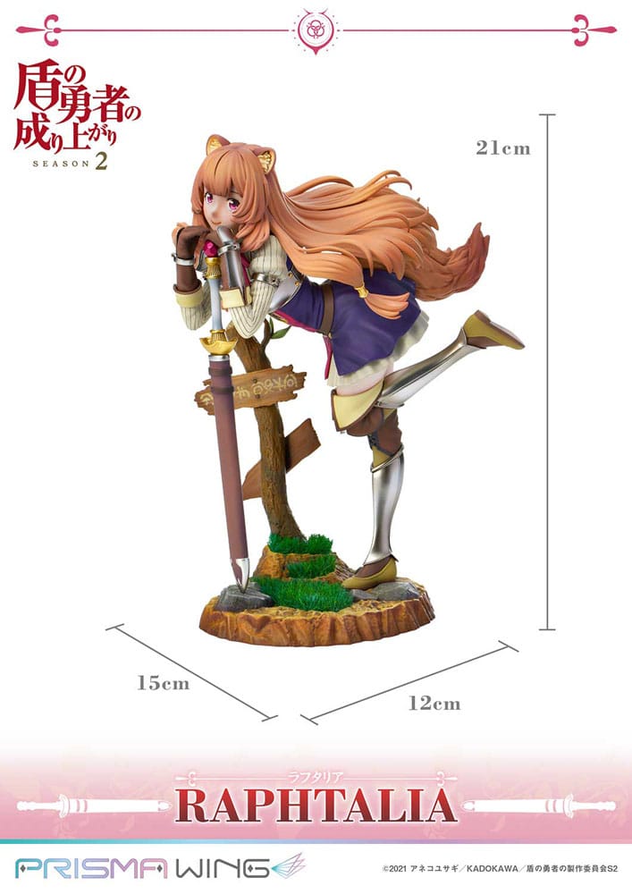 PREORDINE ESAURITO PRISMA WING The Rising of the Shield Hero Season 2 Raphtalia 1/7 Figure