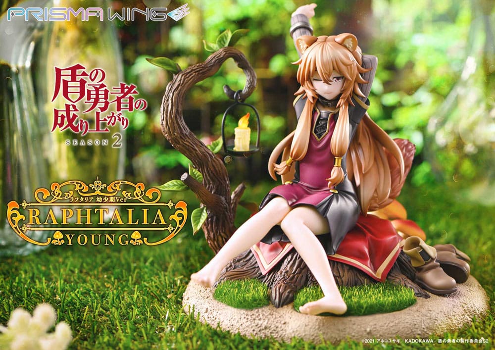 PREORDINE+ 06/2025 The Rising of the shield Hero Season 2 Prisma Wing PVC Statue 1/7 Raphtalia Young Version 15 cm