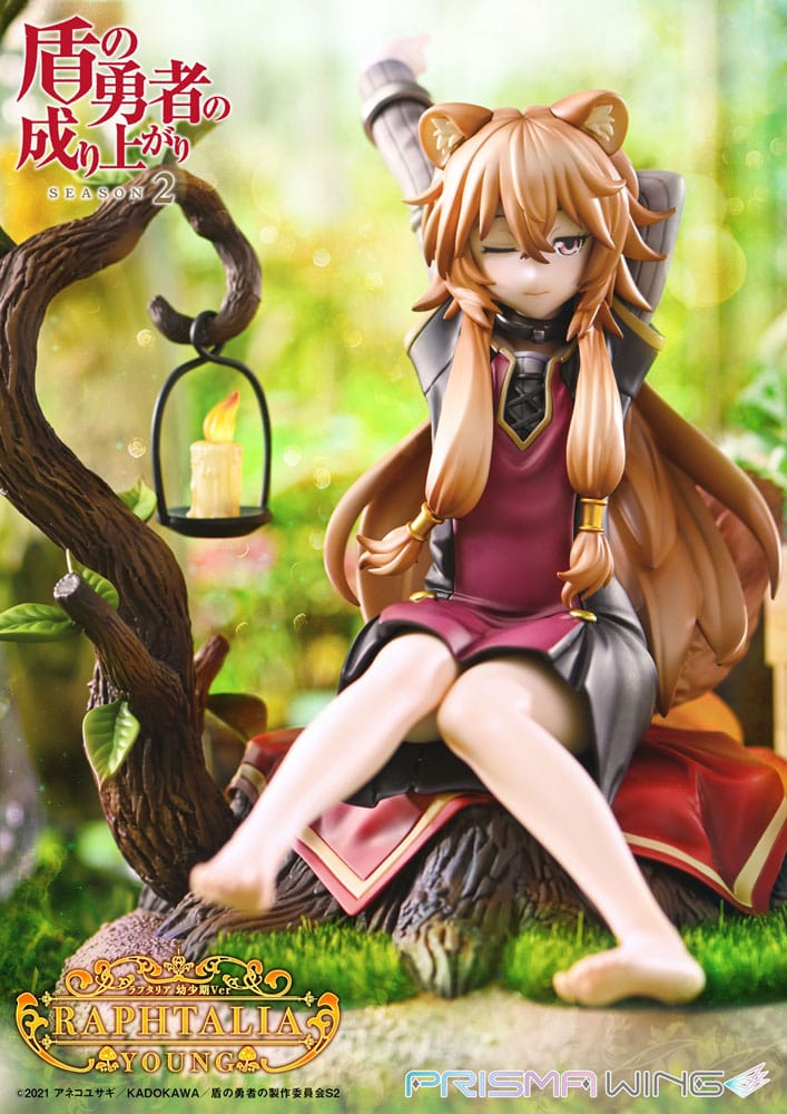 PREORDINE+ 06/2025 The Rising of the shield Hero Season 2 Prisma Wing PVC Statue 1/7 Raphtalia Young Version 15 cm