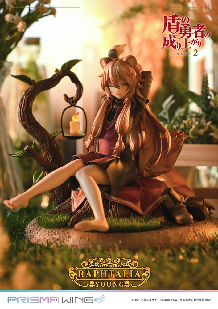 PREORDINE+ 06/2025 The Rising of the shield Hero Season 2 Prisma Wing PVC Statue 1/7 Raphtalia Young Version 15 cm