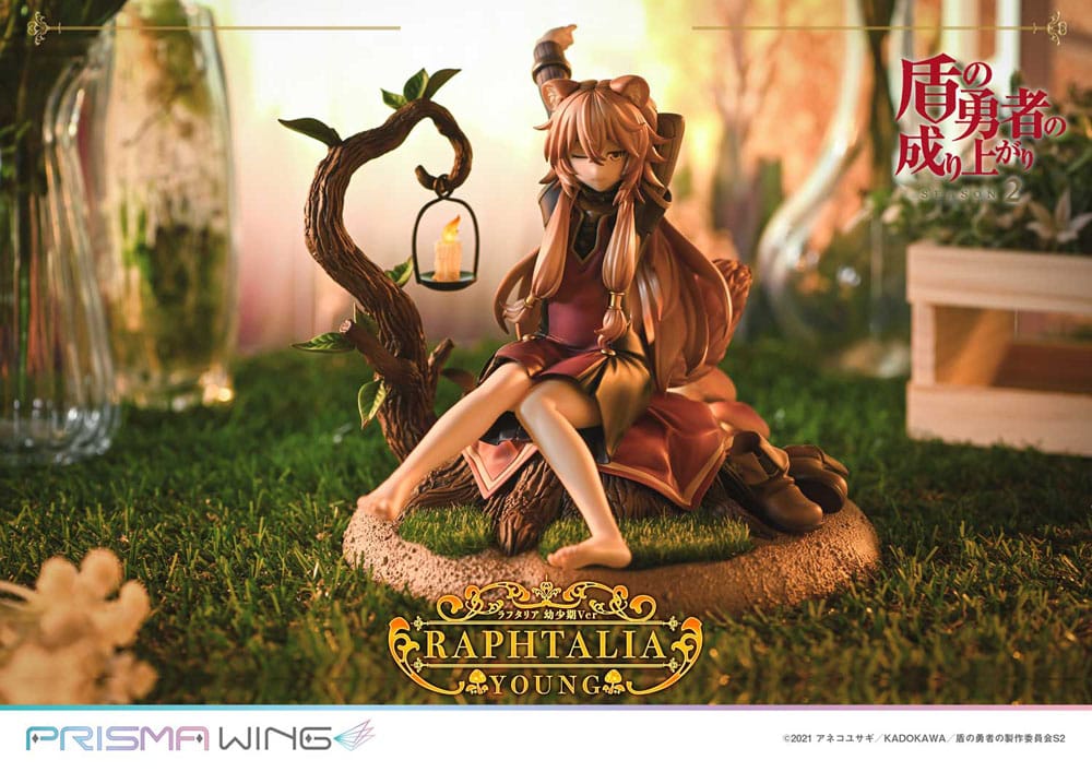 PREORDINE+ 06/2025 The Rising of the shield Hero Season 2 Prisma Wing PVC Statue 1/7 Raphtalia Young Version 15 cm