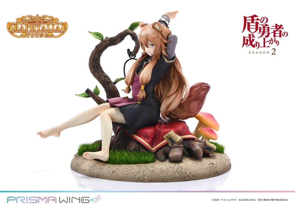 PREORDINE+ 06/2025 The Rising of the shield Hero Season 2 Prisma Wing PVC Statue 1/7 Raphtalia Young Version 15 cm