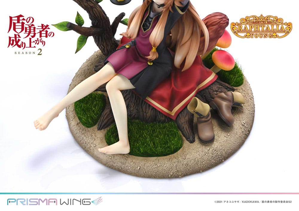 PREORDINE+ 06/2025 The Rising of the shield Hero Season 2 Prisma Wing PVC Statue 1/7 Raphtalia Young Version 15 cm