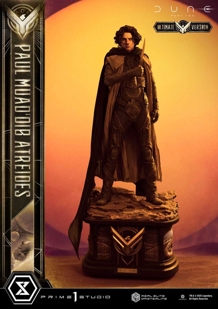 AUF BESTELLUNG Dune: Part Two Real Elite Masterline Series Statue 1/3 Paul Atreides Ultimate Bonus Version 90 cm
