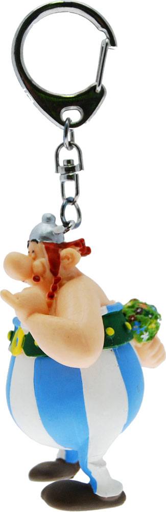 MADE TO ORDER Asterix Keychain Obelix with Flowers 13 cm