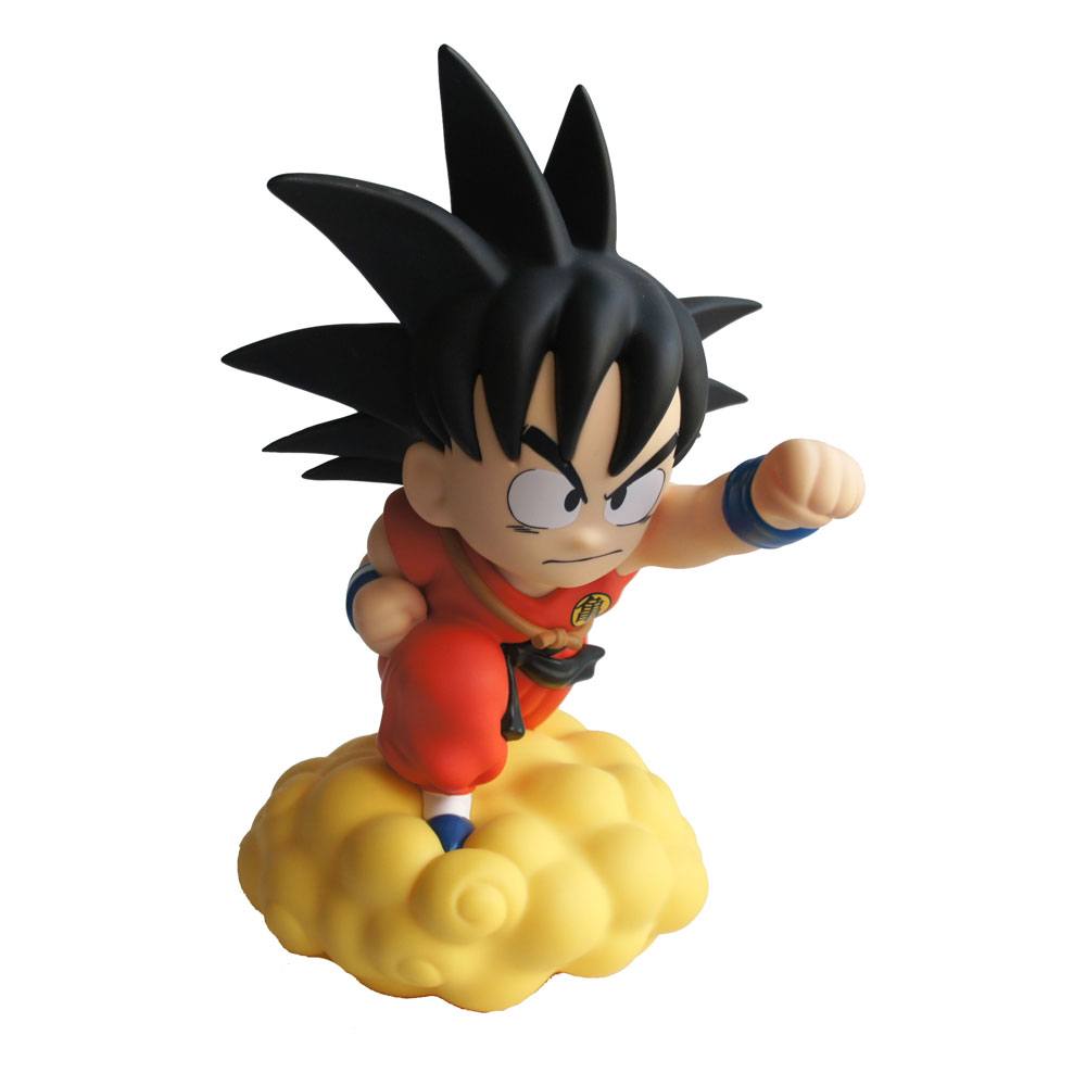 MADE TO ORDER Dragon Ball Chibi Coin Bank Son Goku on Flying Nimbus 22 cm