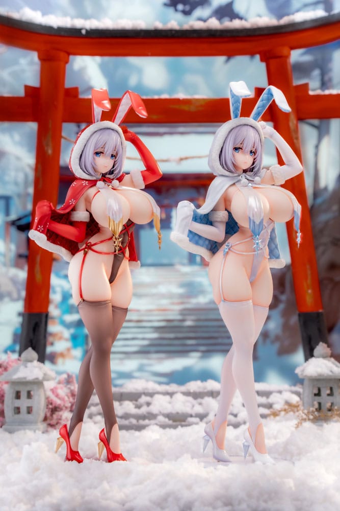 PREORDINE CHIUSO 12/2025 Original Character PVC Statues 1/5 Snow Bunny Illustrated by Mataro Deluxe Ver. 33 cm (18+) (PREORDINE NON CANCELLABILE)