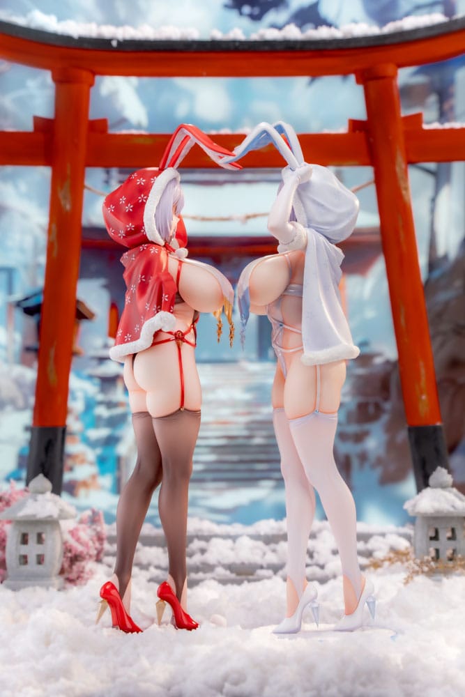 PREORDINE CHIUSO 12/2025 Original Character PVC Statues 1/5 Snow Bunny Illustrated by Mataro Deluxe Ver. 33 cm (18+) (PREORDINE NON CANCELLABILE)