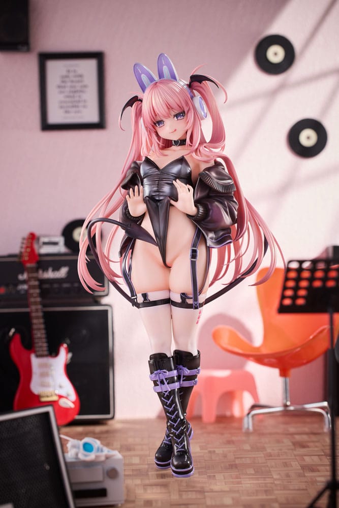 PREORDINE 04/2026 Original Character PVC Statue 1/6 Usamimi Headphone Lulumu Illustrated by Tamano Kedama Deluxe Edition 32 cm (18+) (PREORDINE NON CANCELLABILE)