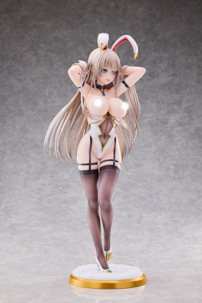 PREORDINE 05/2026 Original Character PVC Statue 1/4 White Bunny Onee-san Illustrated by sakiyamama 43 cm (18+) (PREORDINE NON CANCELLABILE)