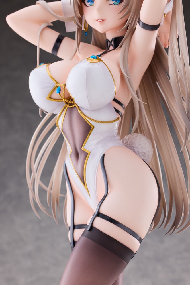 PREORDINE 05/2026 Original Character PVC Statue 1/4 White Bunny Onee-san Illustrated by sakiyamama 43 cm (18+) (PREORDINE NON CANCELLABILE)