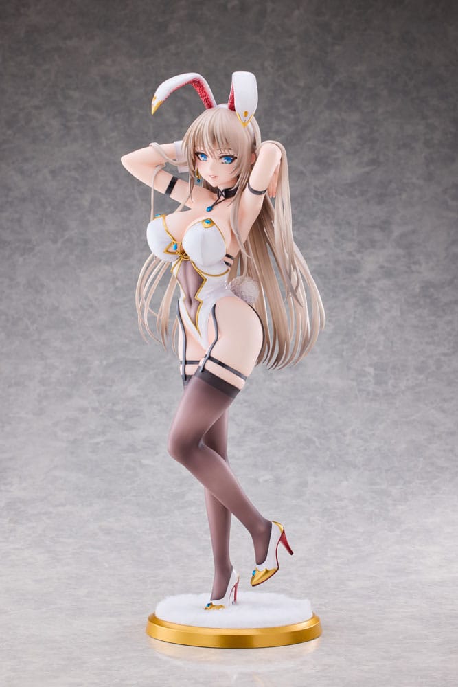 PREORDINE CHIUSO 05/2026 Original Character PVC Statue 1/4 White Bunny Onee-san Illustrated by sakiyamama Deluxe Ver. 43 cm (18+) (PREORDINE NON CANCELLABILE)
