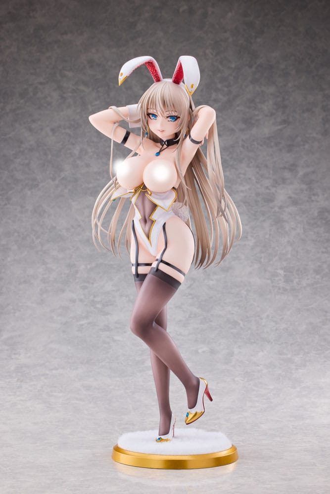PREORDINE CHIUSO 05/2026 Original Character PVC Statue 1/4 White Bunny Onee-san Illustrated by sakiyamama Deluxe Ver. 43 cm (18+) (PREORDINE NON CANCELLABILE)