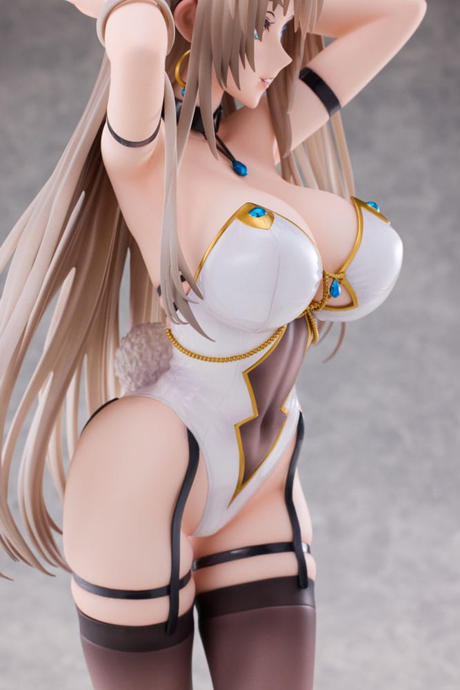 PREORDINE CHIUSO 05/2026 Original Character PVC Statue 1/4 White Bunny Onee-san Illustrated by sakiyamama Deluxe Ver. 43 cm (18+) (PREORDINE NON CANCELLABILE)