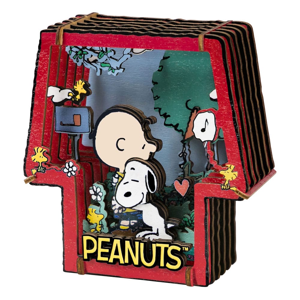 🧪 LAB | SU ORDINAZIONE Peanuts Puremind Model Kit Wooden Theater Healing Hug