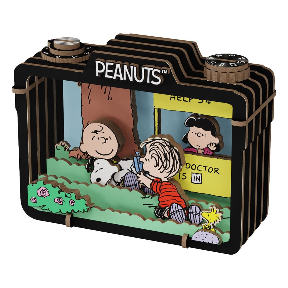 Auf Bestellung gefertigt: Peanuts Puremind Modellbausatz aus Holz – Sommer-Schnappschuss
