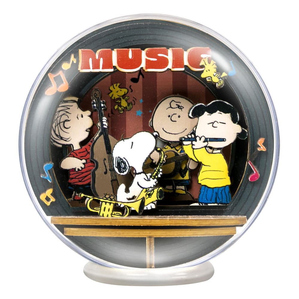SU ORDINAZIONE Peanuts Puremind Model Kit Globe Wooden Theater Globe Night of Music