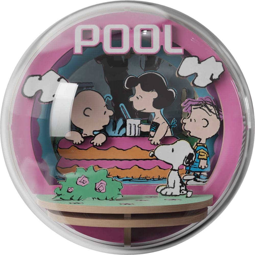 🧪 LAB | SU ORDINAZIONE Peanuts Puremind Model Kit Wooden Theater Globe Cool Pool