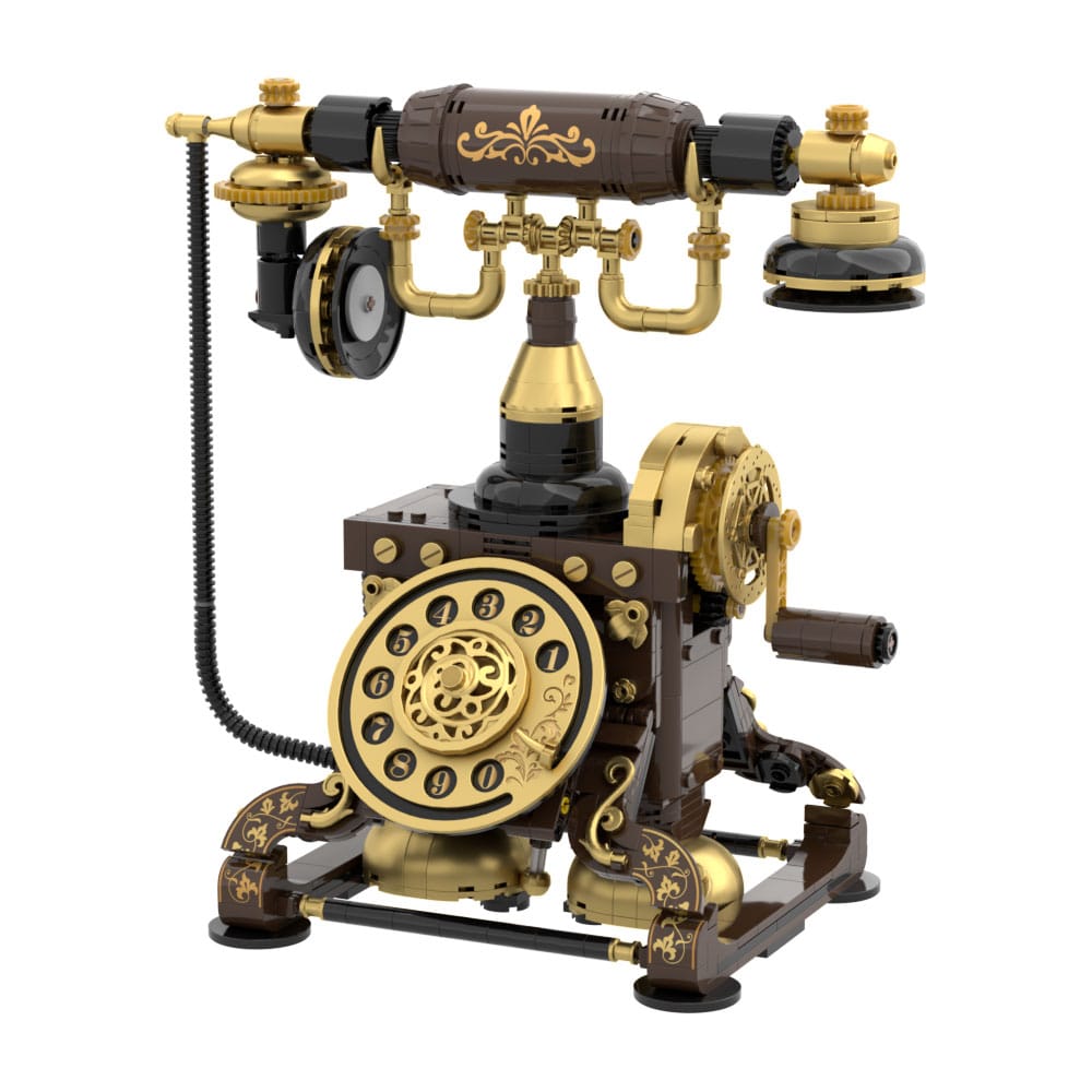 Auf Bestellung gefertigt: Original-Retro-Serie Bausatz Retro-Telefon 26 cm