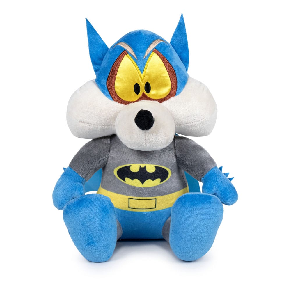 SU ORDINAZIONE Looney Tunes Plush Figure 100th Anniversary Superheroes Wile E. Coyote 20 cm