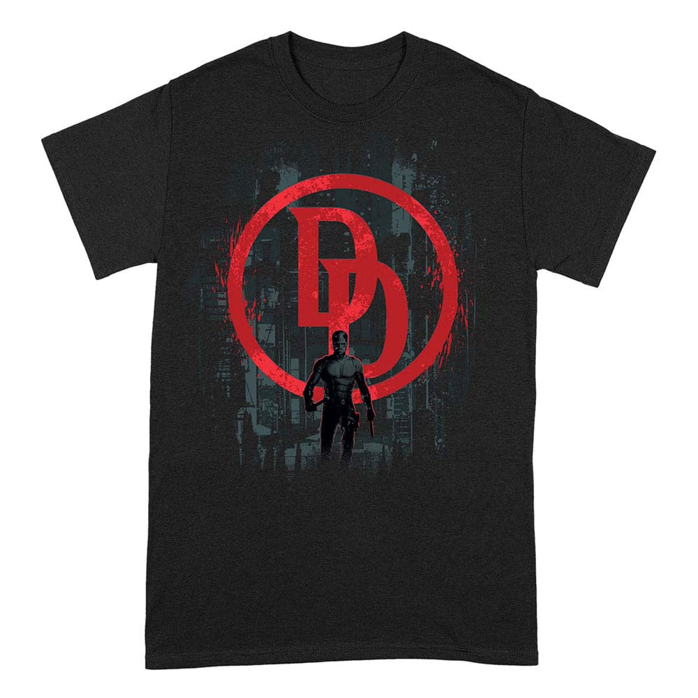 MADE TO ORDER Marvel Daredevil T-Shirt Daredevil Double D Shadow Size L