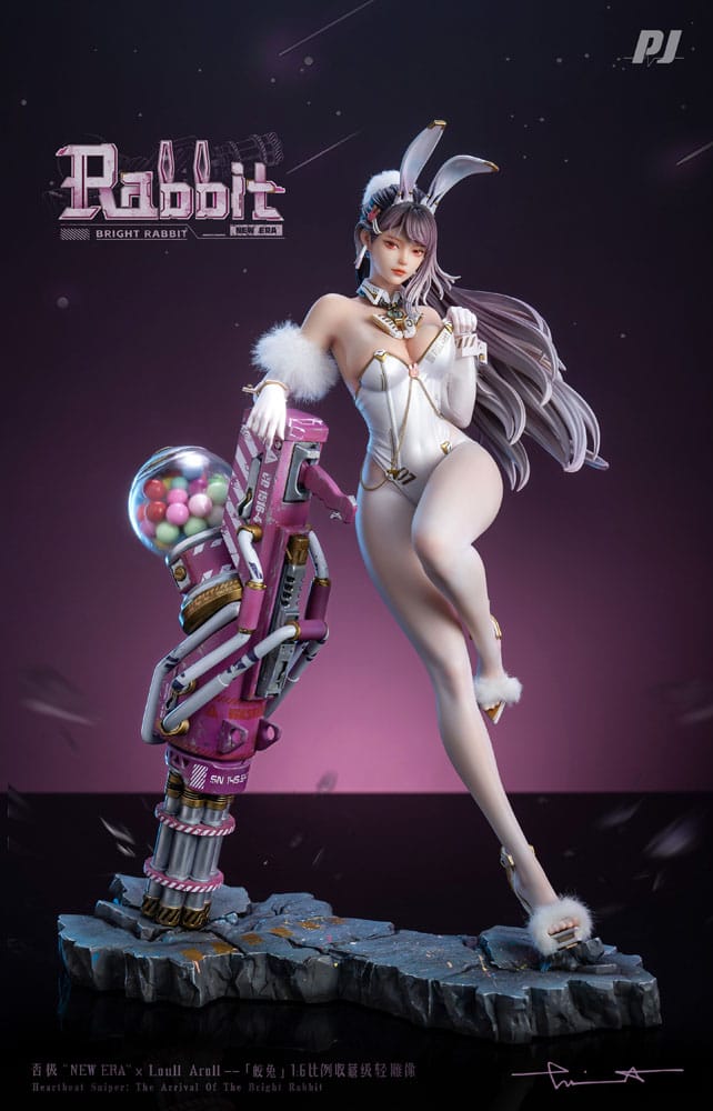 PREORDINE 09/2026 Original Character PVC Statue 1/6 Bright Rabbit Illustration by Loull Aroll x New Era 37 cm (PREORDINE NON CANCELLABILE)